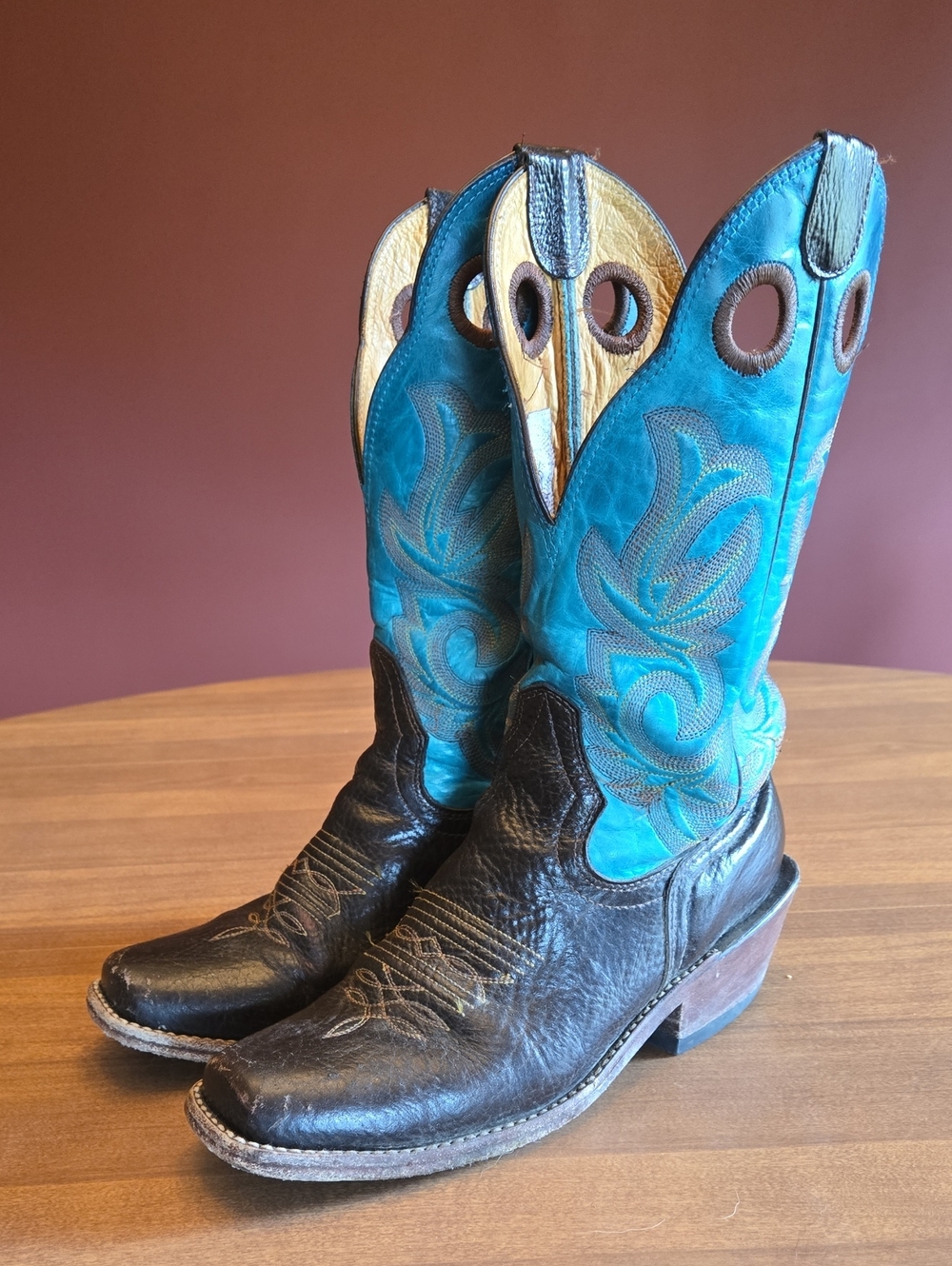 Beastmaster Boots - Chocolate/Teal